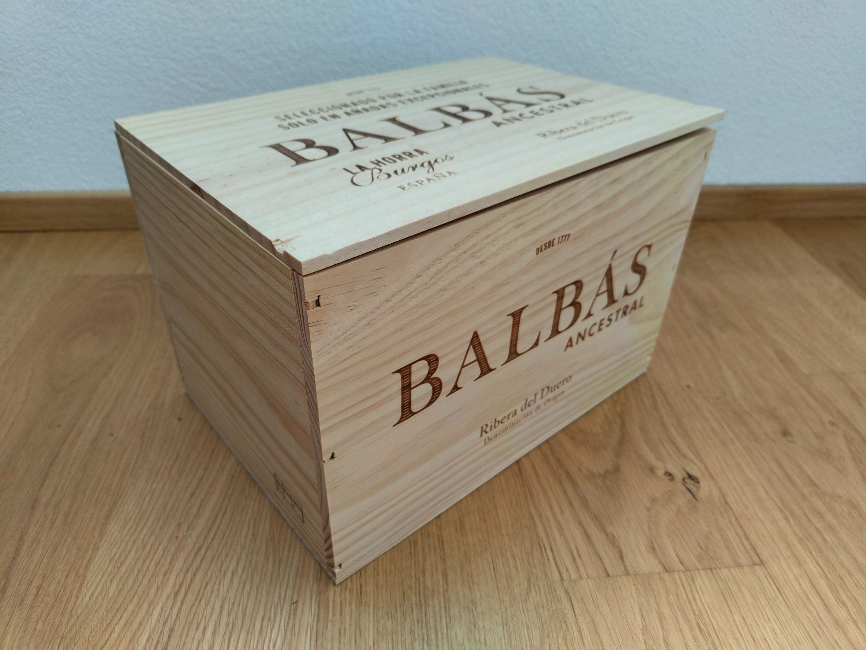 Sonstiges: Weinkiste Balbas Ancestral Ribera del Duero – Neu (gemäss Beschreibung) aus Schwyz von Balmer92 2