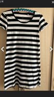 Robe d'été rayée noir et blanc, taille XS, coton top!