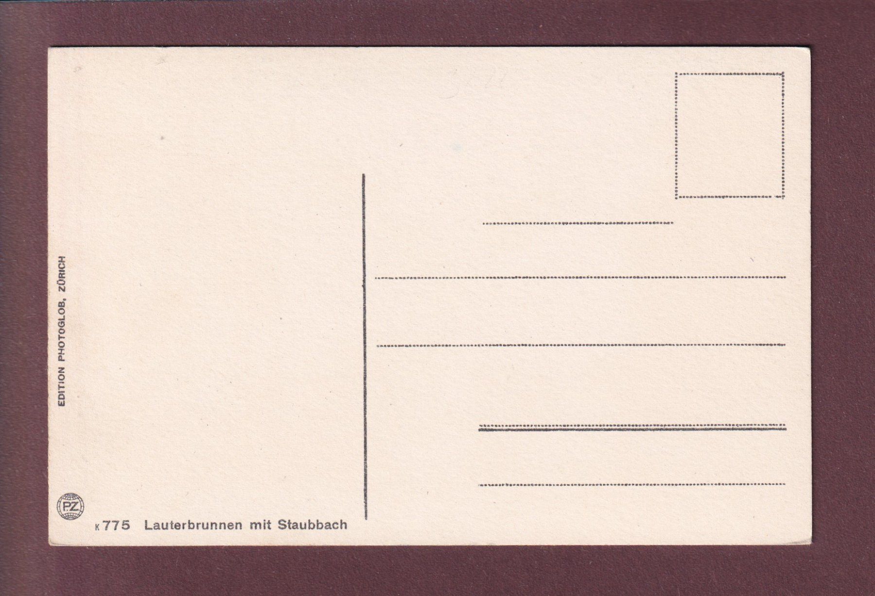 Cartoline postali: LAUTERBRUNNEN - Staubbach – Usato da Pully venduto da nicecards 1