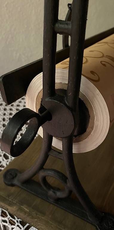 Tous les outils: Papierabroller antik restauriert mit Papierrolle 50cm – D'occasion à Buchs SG par rosadoro1973 3