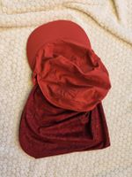 casquette couvre-nuque rouge T 6- 12 ans