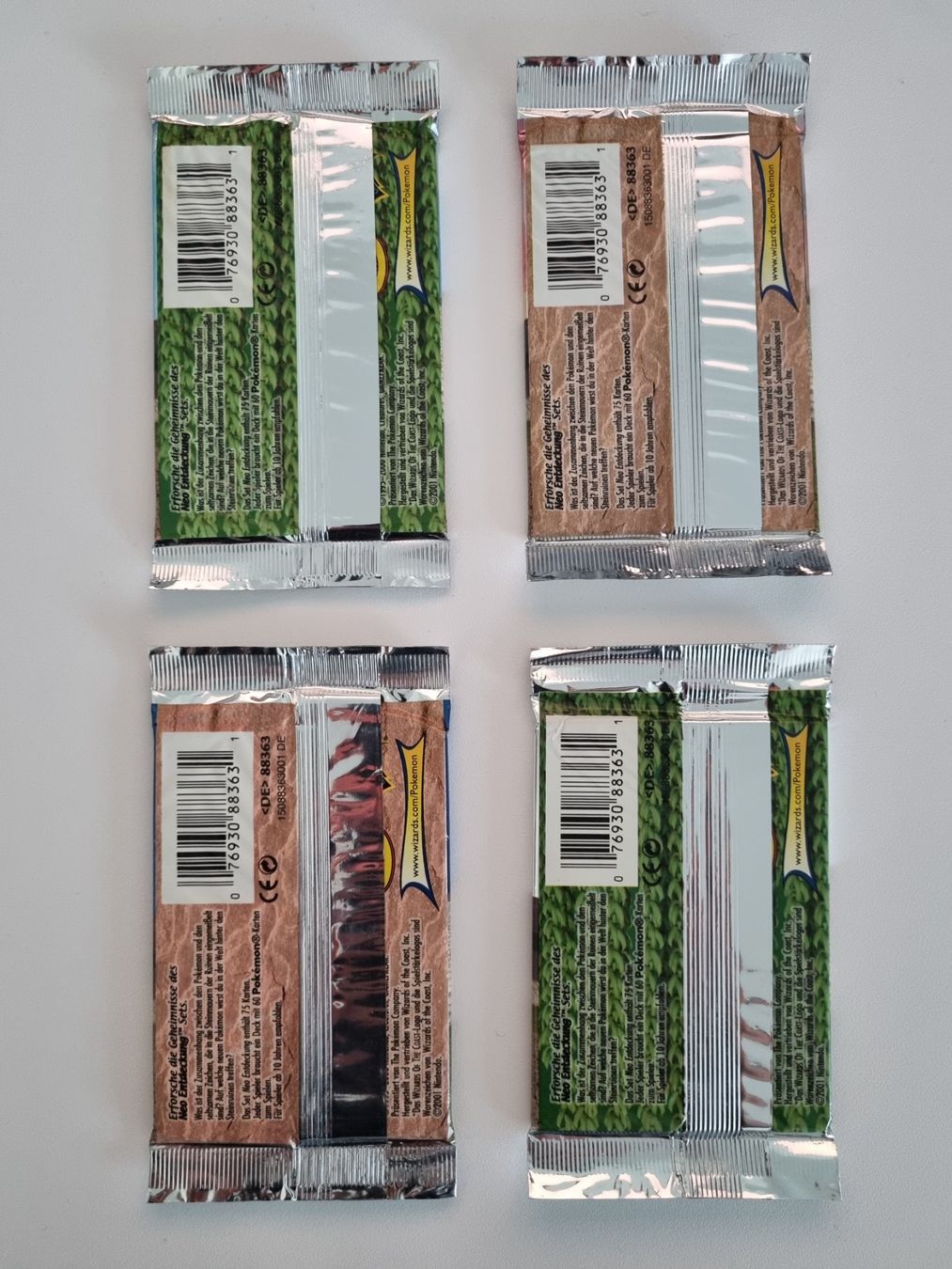 Pokémon Carte collezionabili: 4x Neo Discovery Booster Artwork Set / DE / sealed – Usato da Oberentfelden venduto da SimpleTap 1