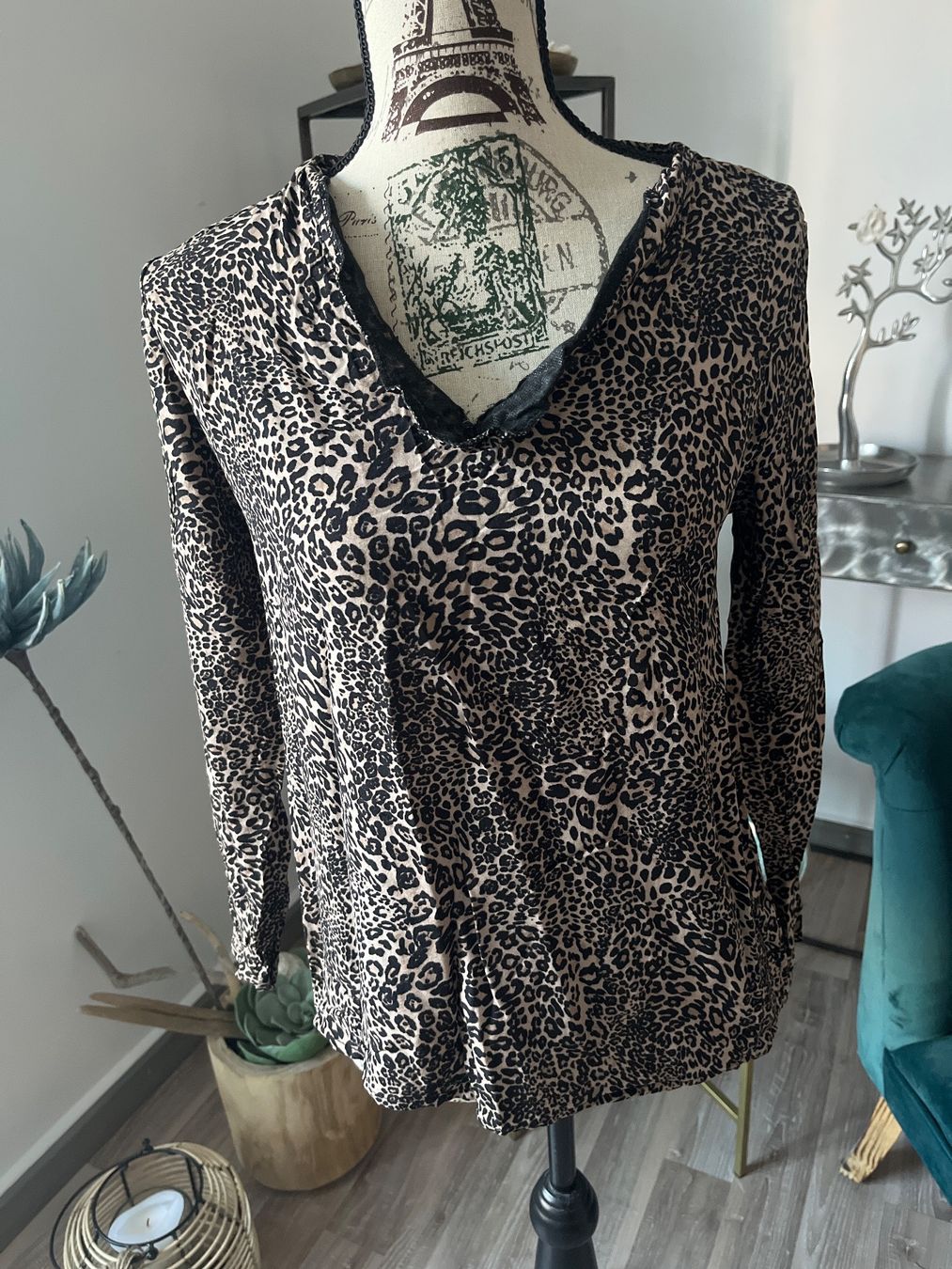 Zebra Top: Blouse motif guépard ZEBRA – Usato da Le Locle venduto da Mayd_h