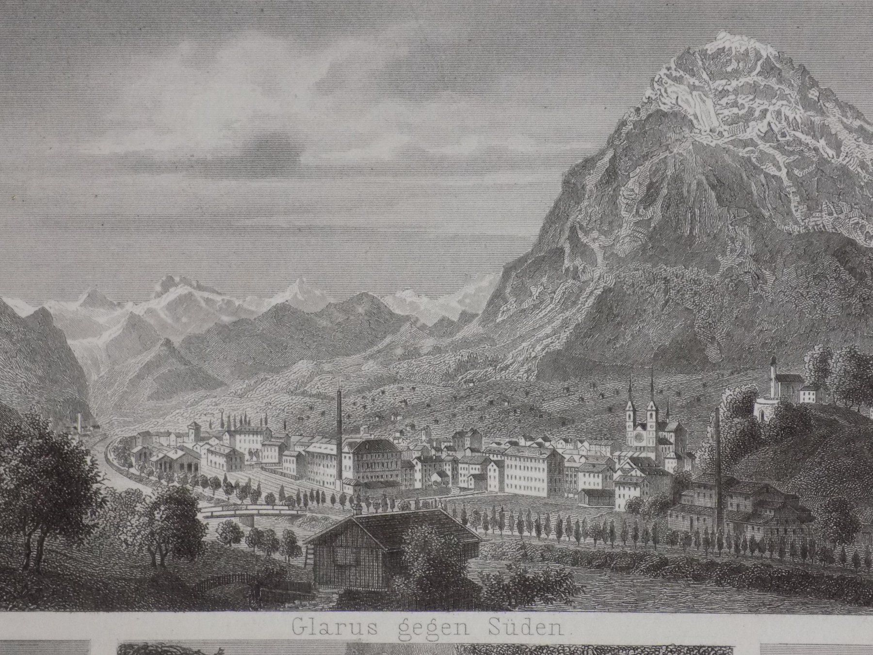 Gravures: Glarus Souvenirblatt – D'occasion à Risch par Rischli15 9