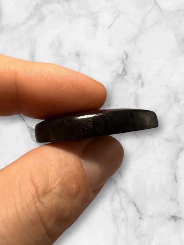 Minerali & Pietre curative: Labradorit Cabochon wunderschön in Blau, 60ct – Nuovo e nell'imballaggio originale da Männedorf venduto da CabochonExceptionnel 2