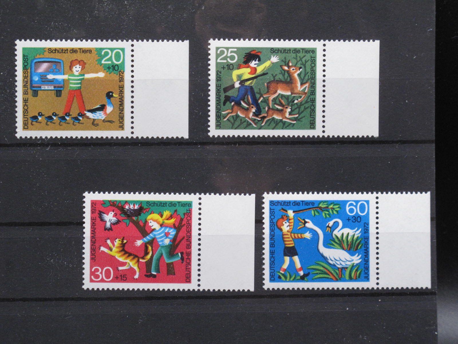 Alle Briefmarken: BRD 1972 Tierschutz ** – Gebraucht aus Wil SG von fva01