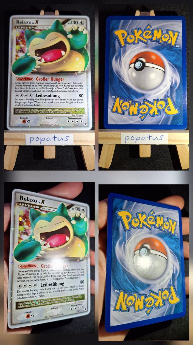 Pokémon Carte collezionabili: Pokémon Relaxo Lv.X – Usato da Andwil SG venduto da popatus