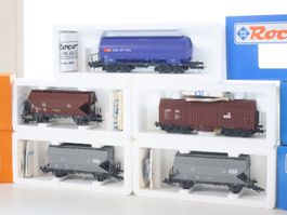 ROCO 5 x SBB Silowagen/Takwagen - selten 46658/.... H0