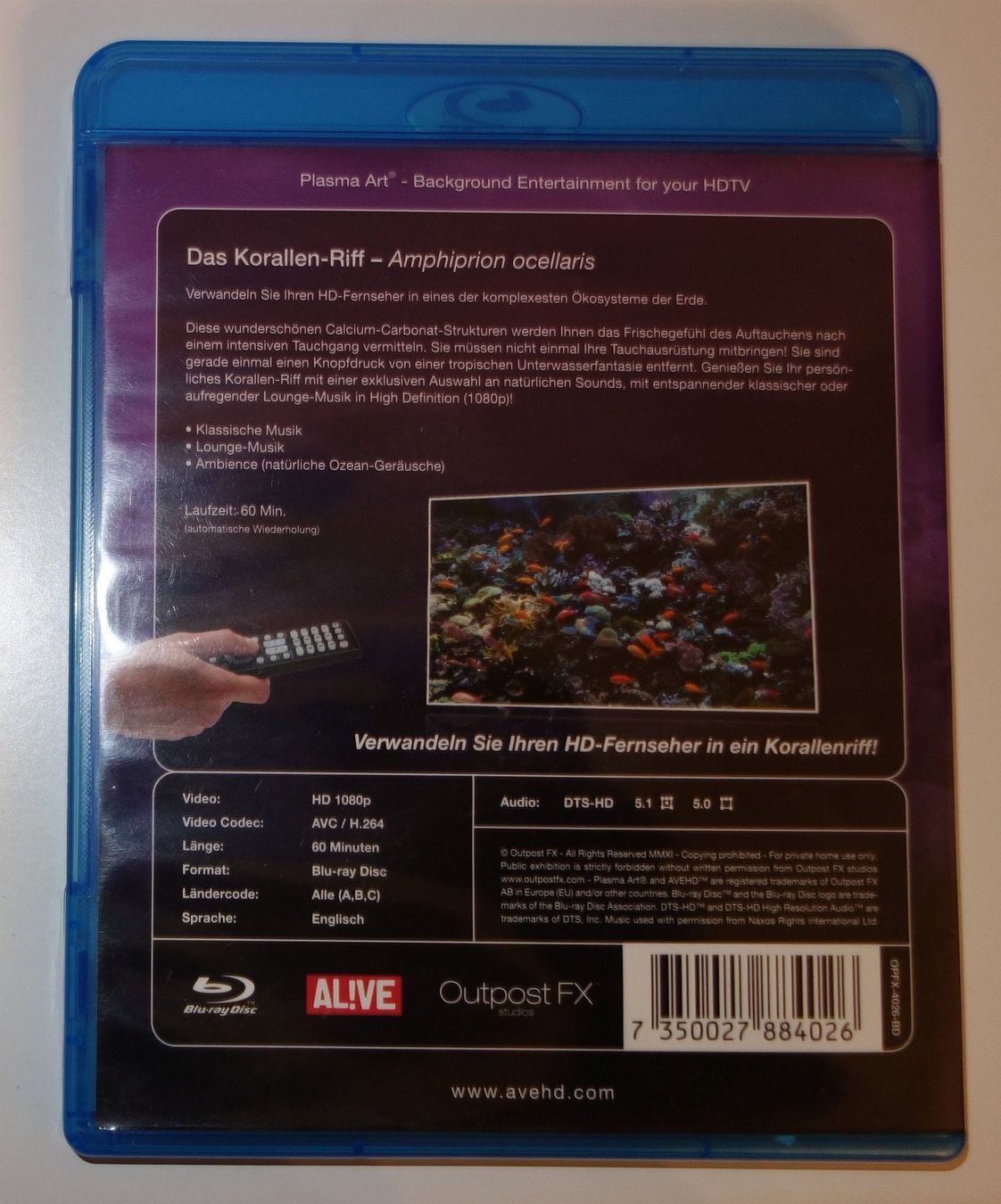 Tutti i DVDs: Das Korallen-Riff  [BLU-RAY] – Usato da Dietlikon venduto da Web-Trader 2