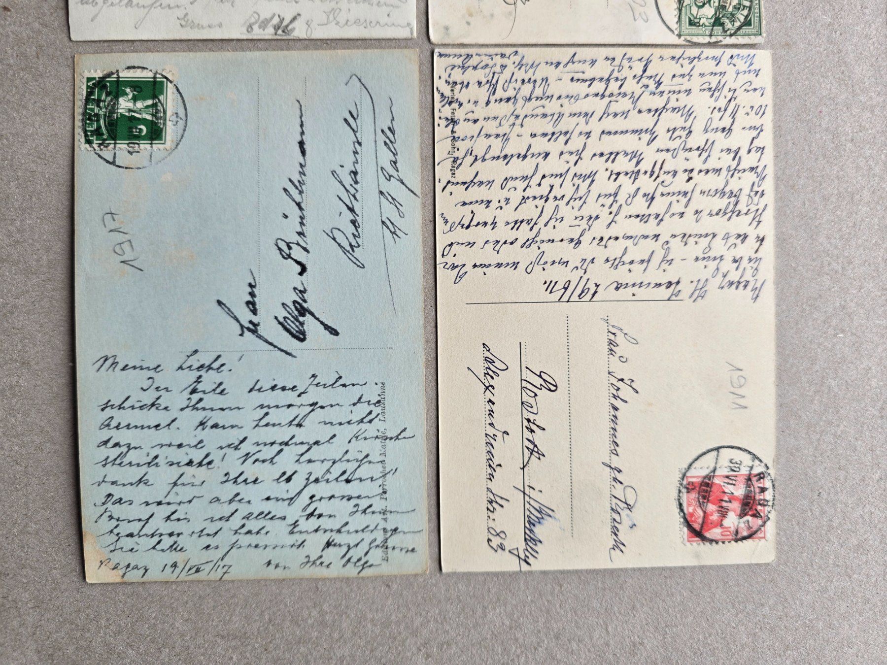 Cartoline postali: Bad Ragaz AK 4 Stk. (1) – Usato da Rheinau venduto da MakalekaAloha 5