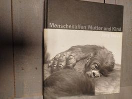 Jörg Hess: Menschenaffen Mutter und Kind - Top Zustand!
