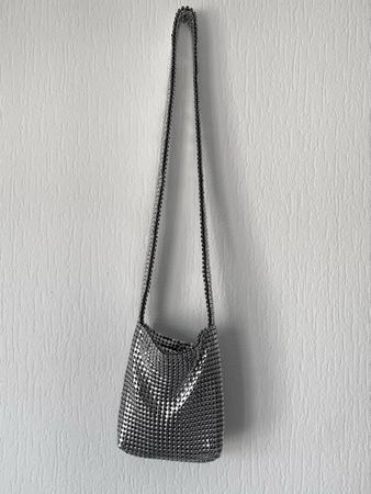 Sac Pixel Mini ✨Paco Rabanne✨ maille argenté