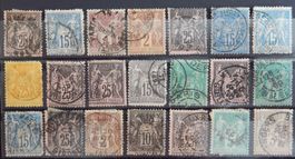 Frankreich Lot alles alte Werte II