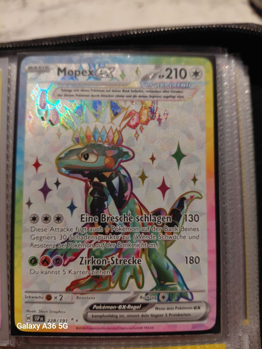 Pokémon Sammelbilder & Trading cards: Mopex ex 228/191 – Neu (gemäss Beschreibung) aus Zuchwil von Sam-ler-in