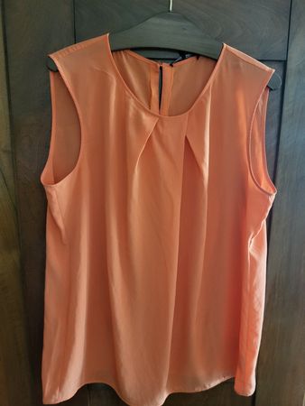 Luisa Cerano Top, Gr. 46, Orange, Sommerlich leicht