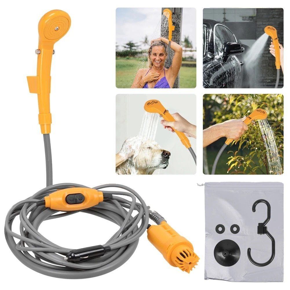 Docce: Camping 12V Dusche Brause +Tauchpumpe Auto Gartendusche – Nuovo (secondo la descrizione) da Kirchdorf AG venduto da Restposten110 1