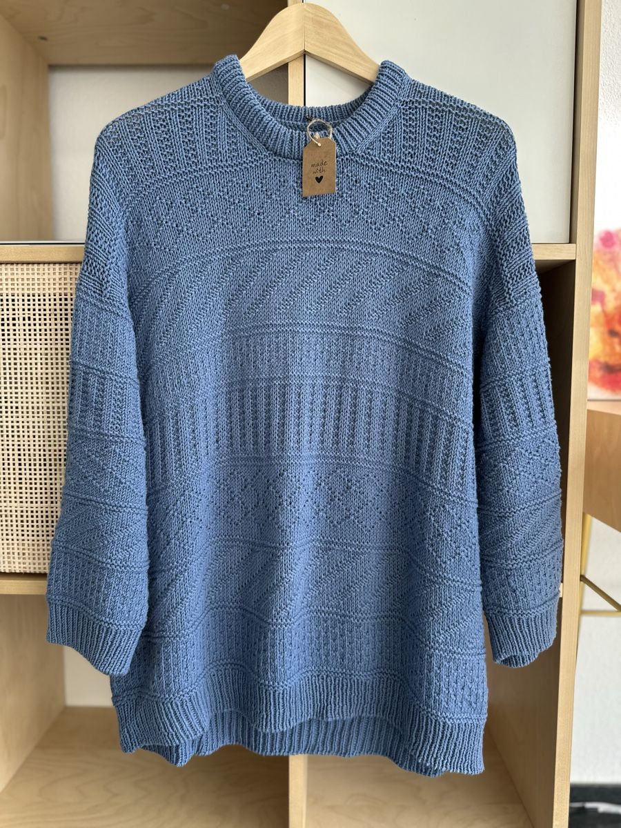 Maglioni & Felpe: Handgestrickter Pullover Merino/Baumwolle – Nuovo (secondo la descrizione) da Ormalingen venduto da nude.knits 2