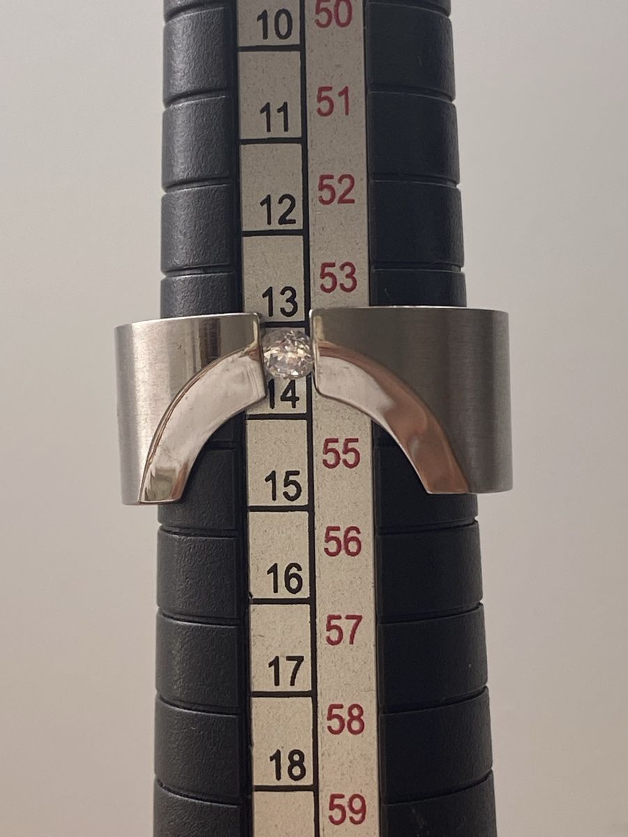 Anelli: Xenox Edelstahl Ring mit Edelstein – Nuovo (secondo la descrizione) da Givisiez venduto da sgu_k58r 3