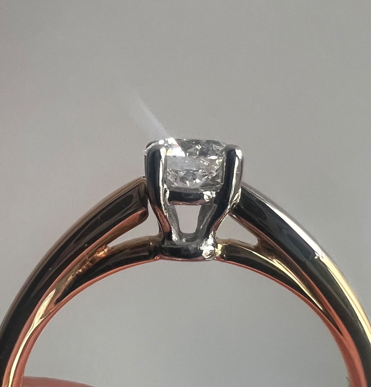 Anelli: Solitär Diamant Ring, multicolor, mit Bri. EVS2 0.310 ct – Nuovo (secondo la descrizione) da Schaffhausen venduto da Simonaa2 2