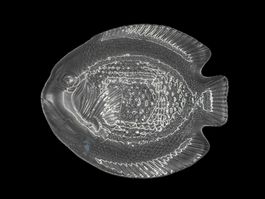 ARCOROC  Fischteller aus Klarglas Gross