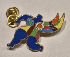 Niki de Saint Phalle Pin "Nana" – Signiert & Huguenin Editio
