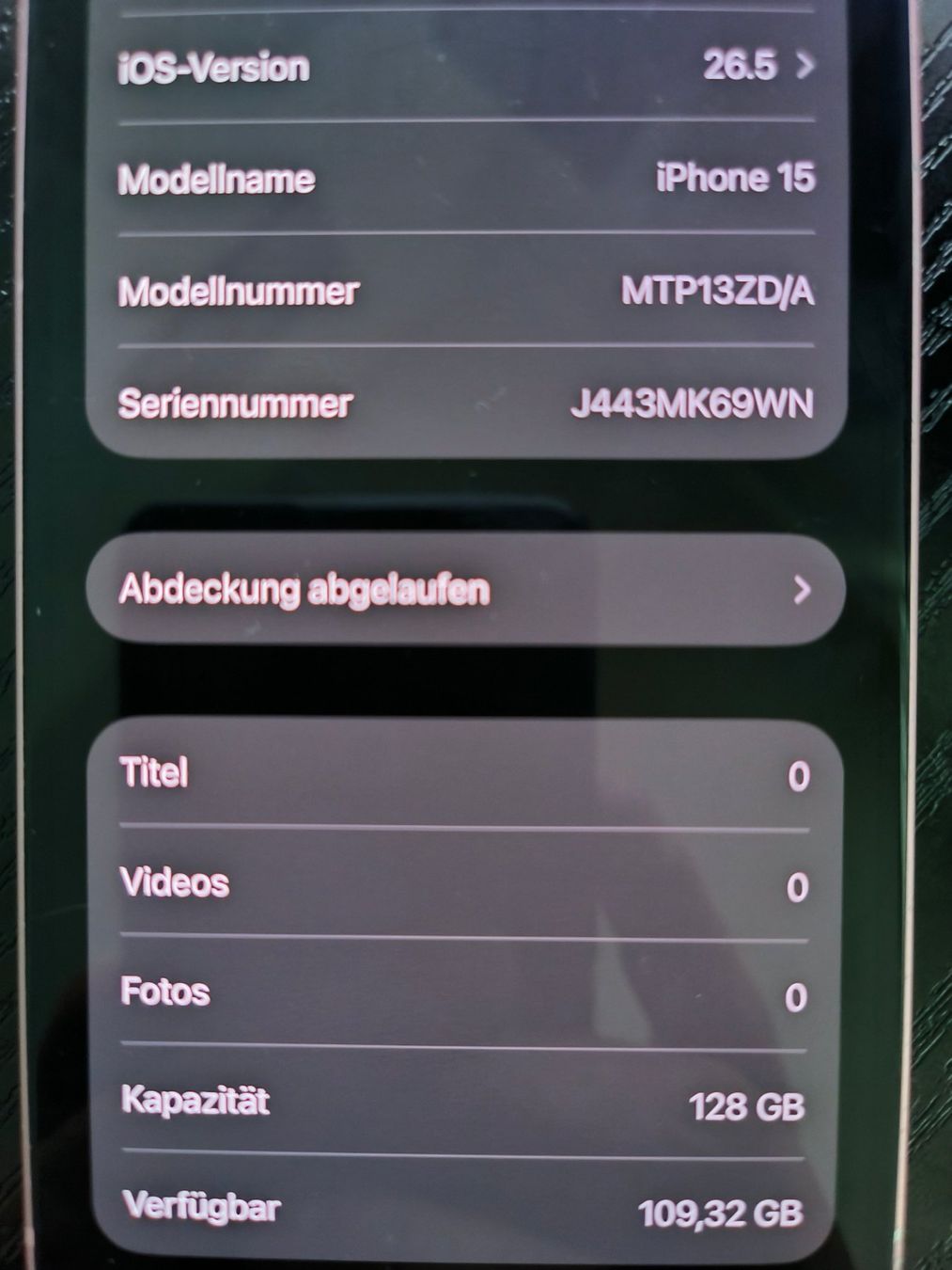 Apple Handys / Smartphones: iPhone 15 / Rosa - 128GB – Gebraucht aus Wil SG von Zazal 4
