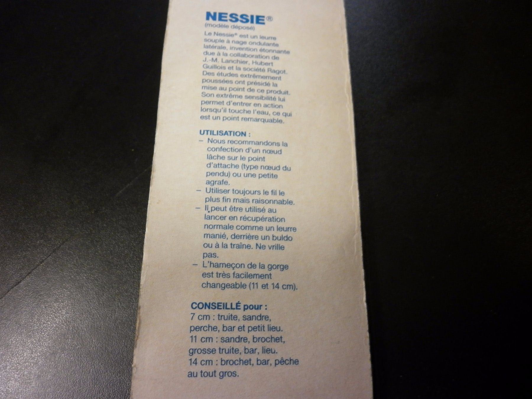 Köder: Ancien Nessie Ragot antik – Neu und originalverpackt aus Fribourg von versus702 2