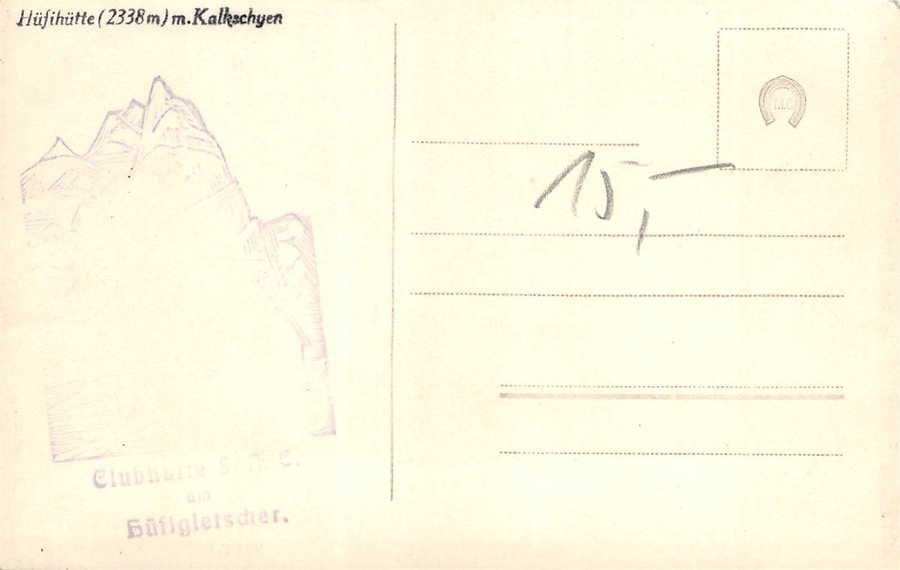 Cartoline postali: Silenen, Hüfihütte, Kalkschyen – Usato da Ottikon b.Kemptth. venduto da Neptun1974 1