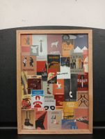 Bild "Alternativ Movie Posters", Collage mit Holzrahmen