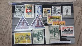 Lot Soldatenmarken meist Postfrisch 1x gestempelt 3x ohne Gu