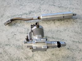 OS FS 60, 10 ccm. 4-Takt Motor, inkl. Dämpfer, sollte laufen