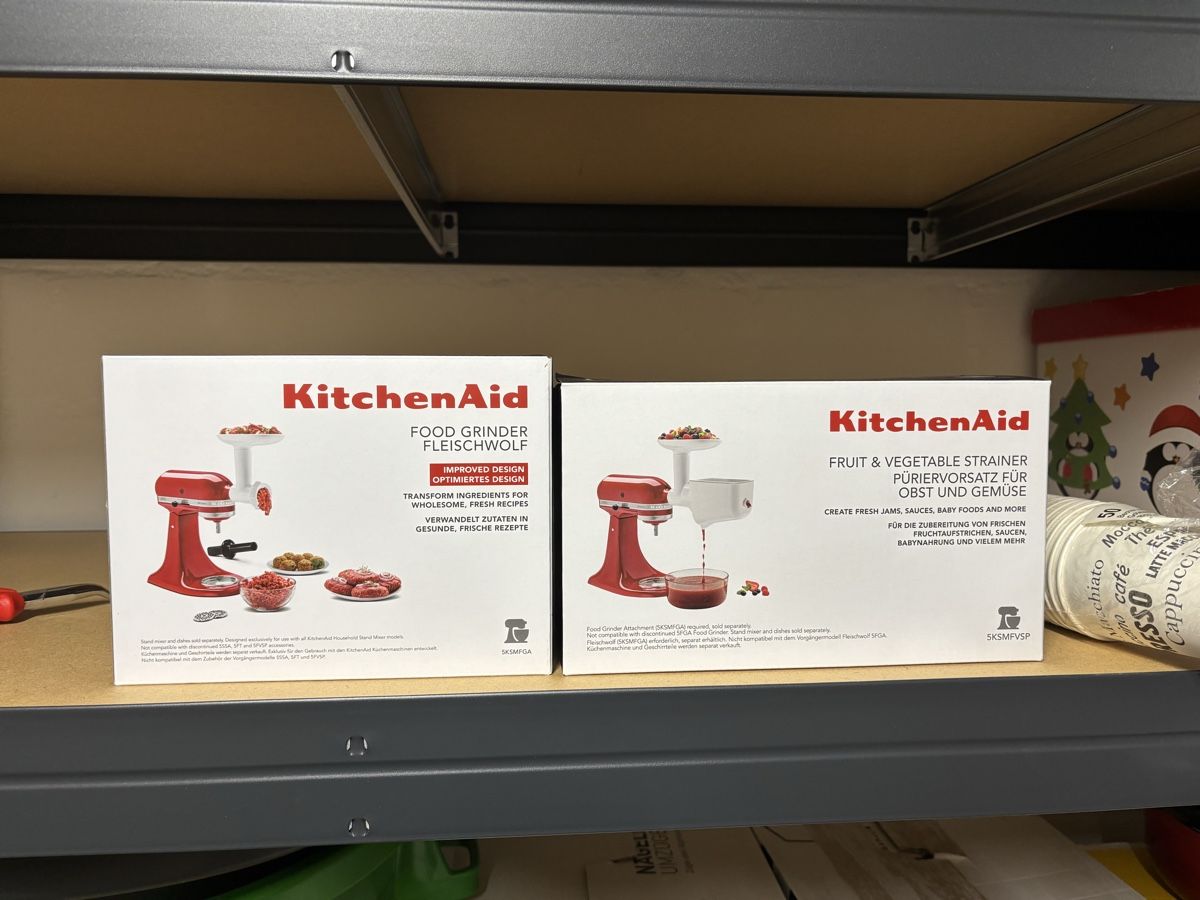 Kitchenaid Elettrodomestici da cucina: KitchenAid Fleischwolf und Fruchtvorsatz neu – Nuovo e nell'imballaggio originale da Dübendorf venduto da joe_8cq8