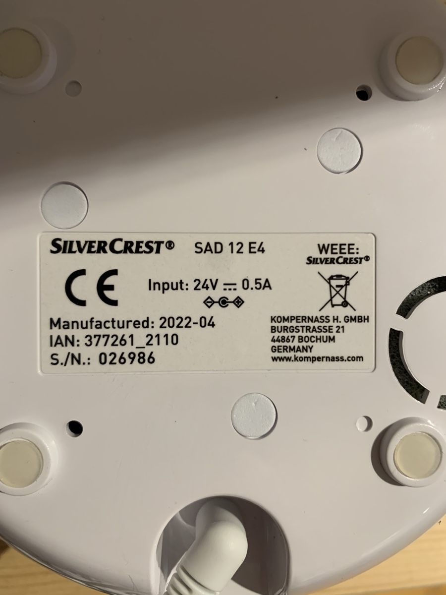 Diffusori di oli essenziali: Diffuseur d'arômes Silvercrest à ultrasons. – Nuovo (secondo la descrizione) da Prilly venduto da Sissi_1009 4