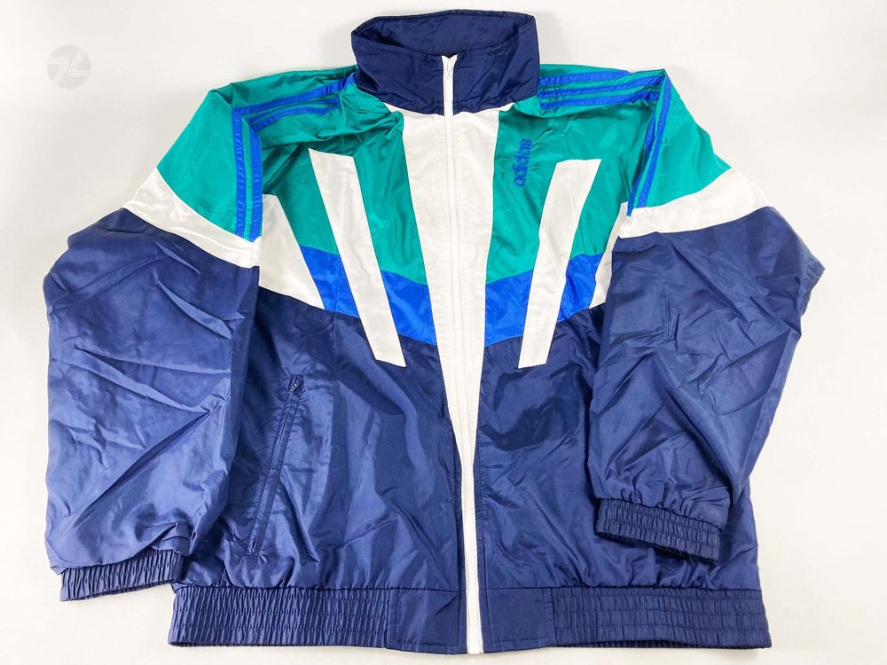 Adidas 80s Vintage Trainingsjacke Blau Xxl 544