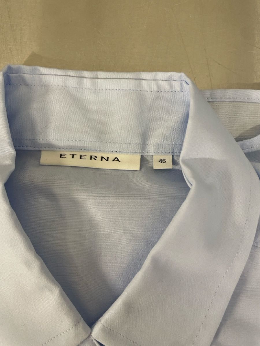 Eterna Camicie: Herrenhemd Business Hemd gr 46 hellblau  – Nuovo (secondo la descrizione) da Zürich venduto da robbe85 2