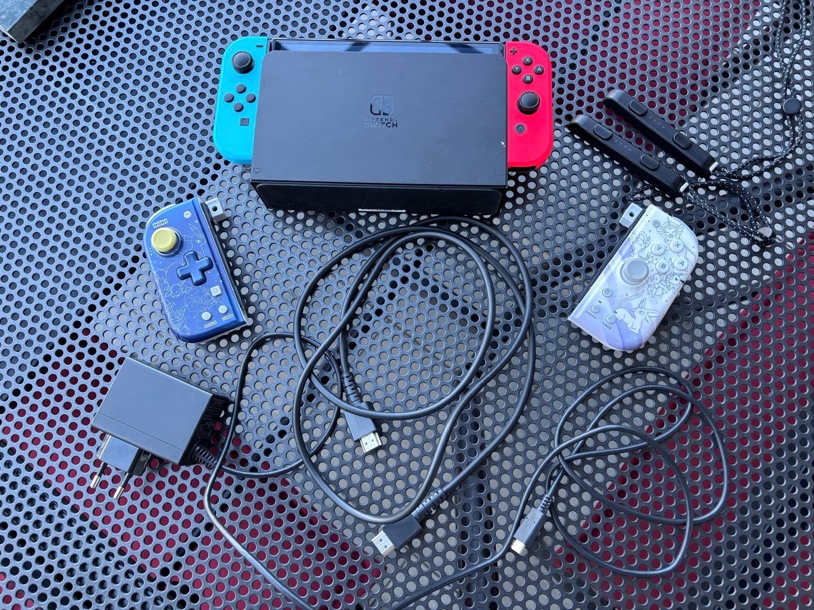 Nintendo Konsolen: Nintendo Switch OLED mit Zusatz Controller – Gebraucht aus Zollikofen von Phe62 1