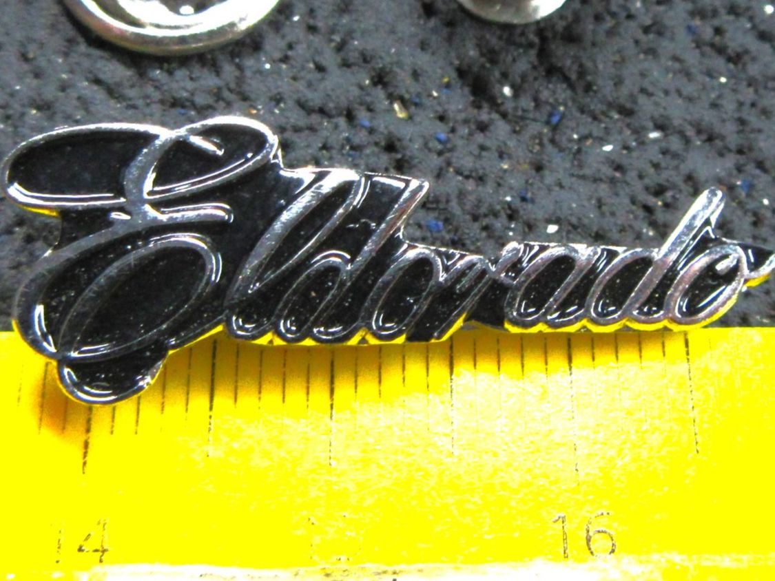 Cadillac Plaketten & Abzeichen: ELDORADO CADILLAC LOGO AUTO PIN MIT SECURITY-CLIP – Gebraucht aus Ettingen von Hausi4711 1