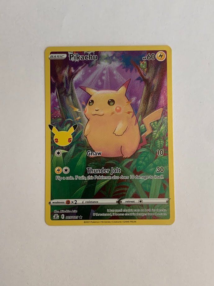 Pokémon Carte collezionabili: Pokemon Pikachu - 25th 005/025 EN – Usato da schaan venduto da Schokoloco
