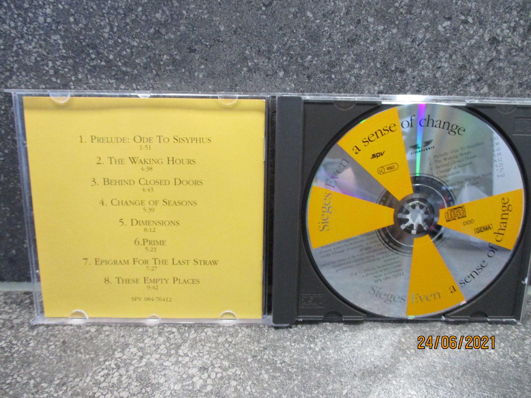 CD: Sieges Even -- A Sense Of Change – Usato da Liestal venduto da Disc-Point 1