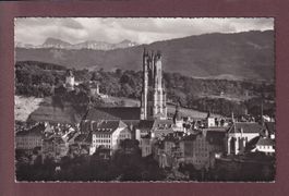 FRIBOURG - Partie avec Cathédrale