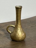 Antike Bronzevase mit Henkel - Vintage Deko