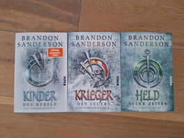 Brandon Sanderson Nebelgeborenen 1-3 Buch Set