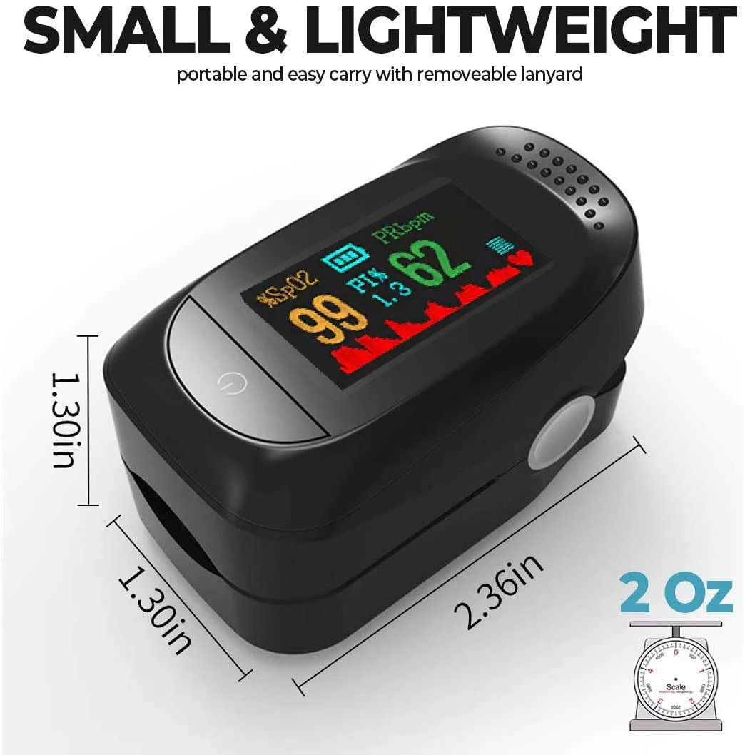 Misurare: OLED Pulsoxymeter Finger-Puls Messgerät mit farbigem Display – Nuovo e nell'imballaggio originale da Pfungen venduto da Famadm 1