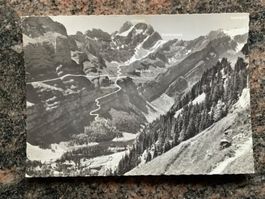 Ansichtskarte gelaufen 1962, Blick vom Wildkirchli