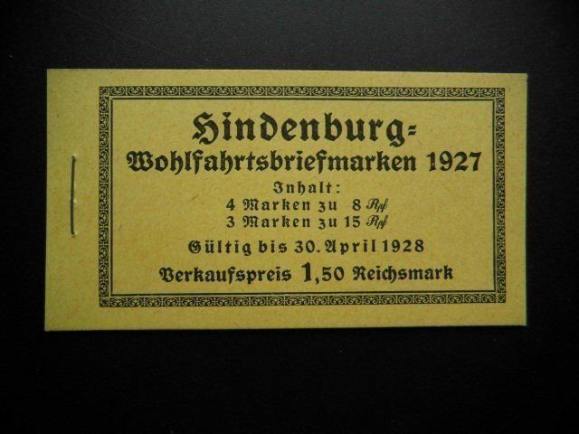 Alle Briefmarken: Deutsches Reich Markenheft Nr. 24Z ** – Neu (gemäss Beschreibung) aus Remetschwil von Hofiii
