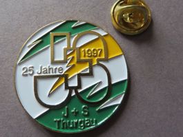 PIN, SPORT 25 JAHRE JUGEND UND SPORT THURGAU 1997 J+S