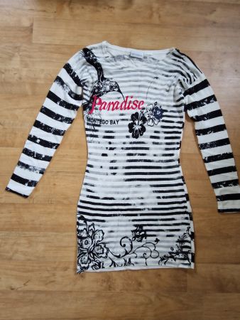 Pullover von Amy Vermont, gestreift, Grösse 36,