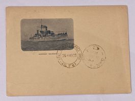1901 Argentinien Schiff-AK Marine-Kreuzer "Belgrano"