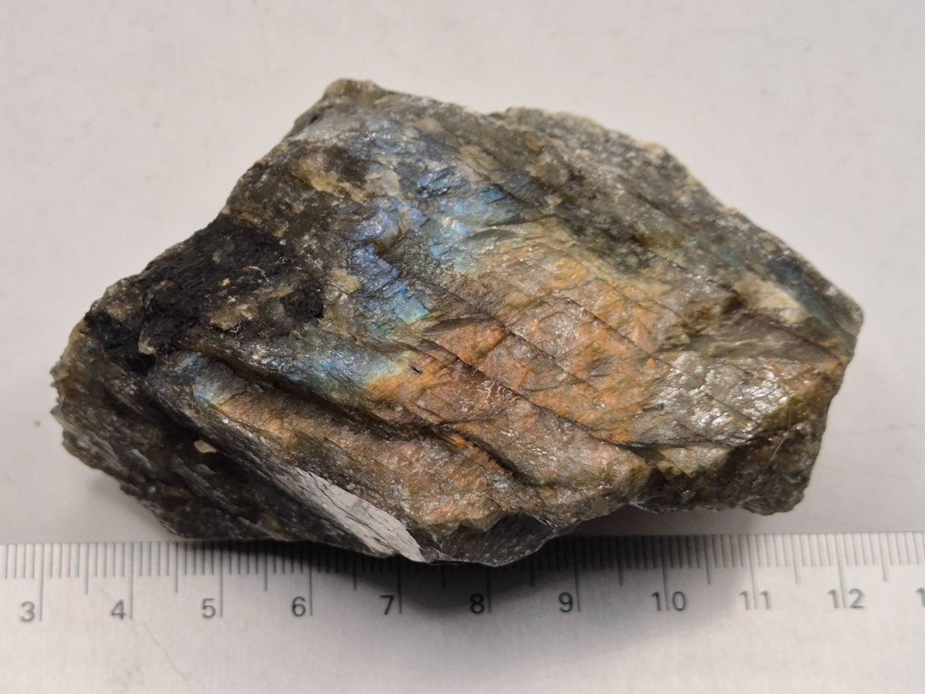 Minerali & Pietre curative: Labradorit aus Ft. Dauphin in Madagaskar, 237gr. – Nuovo e nell'imballaggio originale da Winterthur venduto da LukasMineralienOase 3