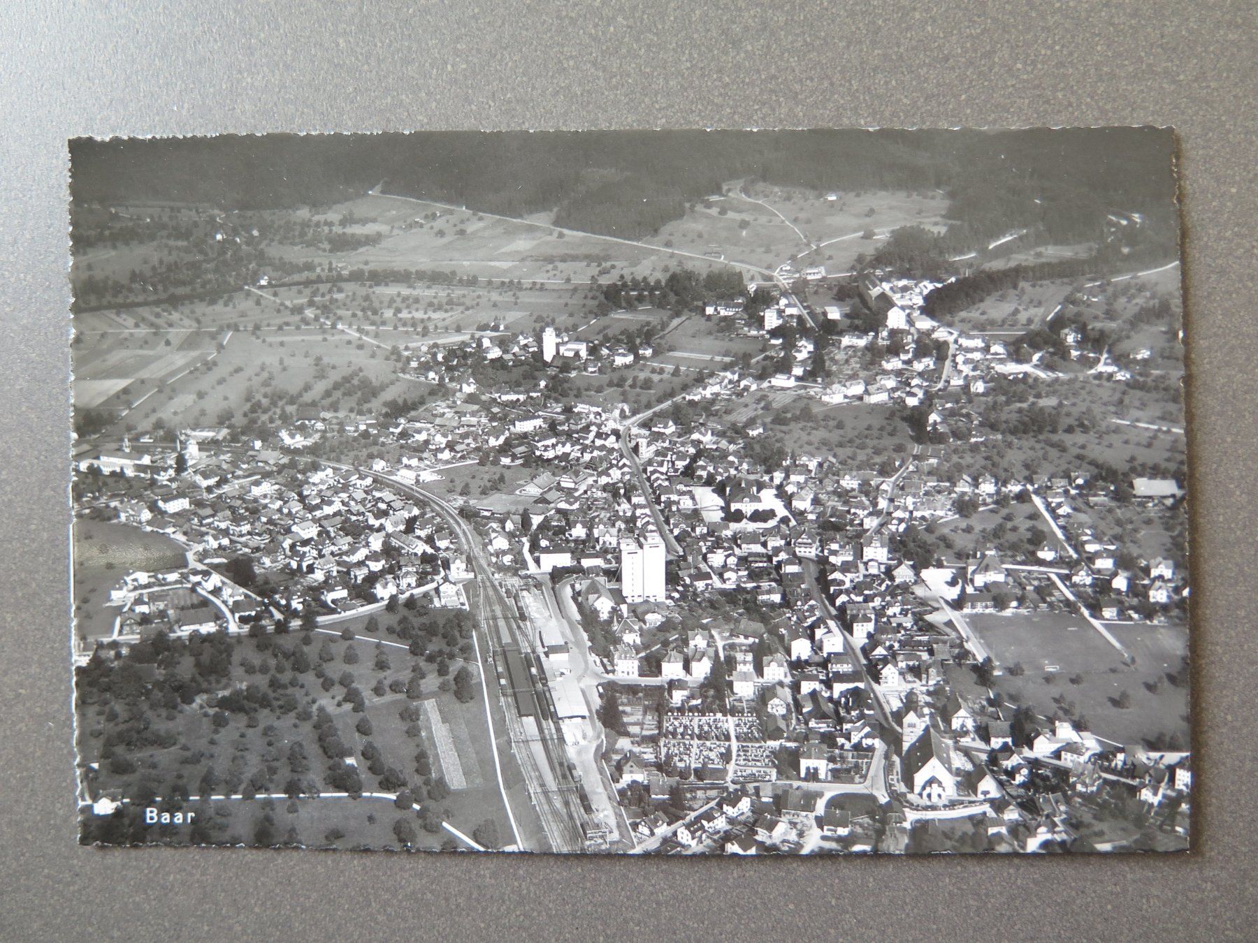 Cartoline postali: BAAR -  FLUGAUFNAHME – Usato da Wittenbach venduto da lipasal